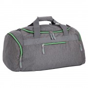 Sportovní cestovní taška Spirit šedá/zelená