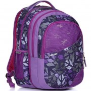 Školní batoh EXPLORE Daniel Peace purple 2 v 1