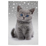 Dětský ručník Kotě Grey