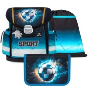 Školní taška pro prvňáčky Belmil 403-13 Fire Football SET, doprava zdarma