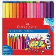 Dětské fixy Faber-Castell Grip 30 barev