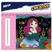 Škrabací obrázek bloček MFP 15x15cm 8 listů MAGIC girls