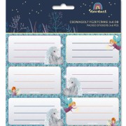 Jmenovky na sešity STARDUST 18ks