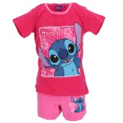 Dívčí pyžamo Stitch dark pink