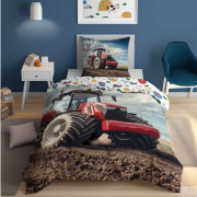 Povlečení traktor červený