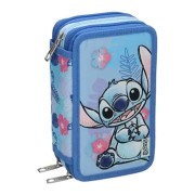 Třípatrový školní penál Stitch s náplní