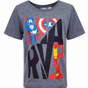 Tričko Avengers Marvel KR šedé