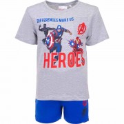 Dětské pyžamo Avengers šedé