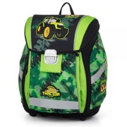 Aktovka Oxybag PREMIUM LIGHT Traktor a plastový box na sešity zdarma